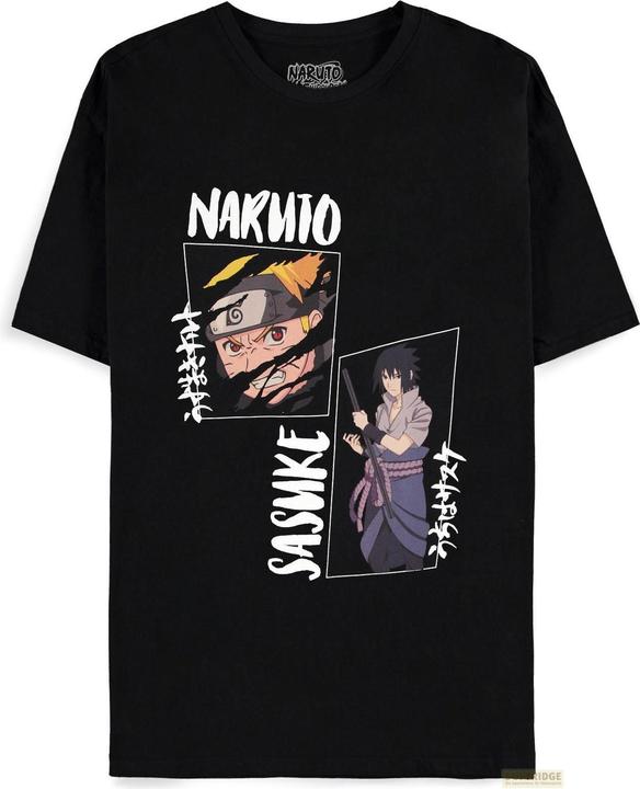 Difuzed NARUTO SHIPPUDEN - Naruto & Sasuke - T-Shirt Homme (L) (L)