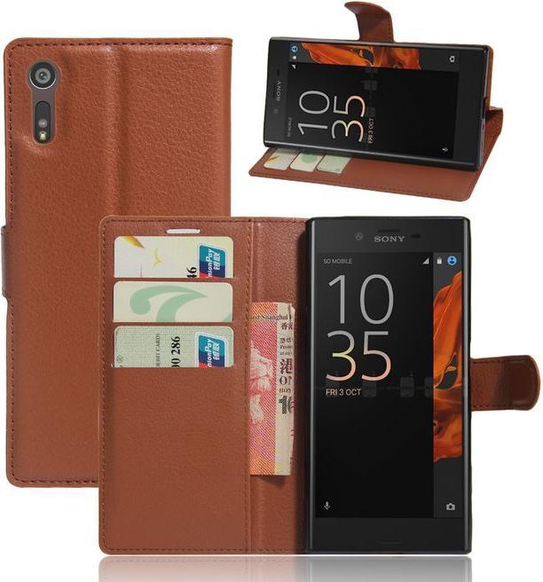 Produktbild MU Classic Leder Hülle mit Litchitextur (Sony Xperia XZs)