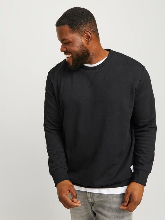 Actual product image Jack & Jones Plain plus size sweatshirt (XXL, 4XL)