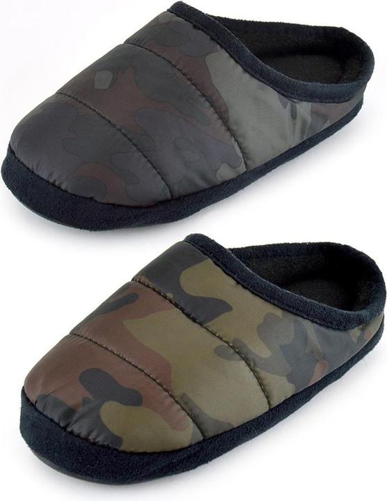 Actual product image Generic Padded slippers with camouflage pattern (30)