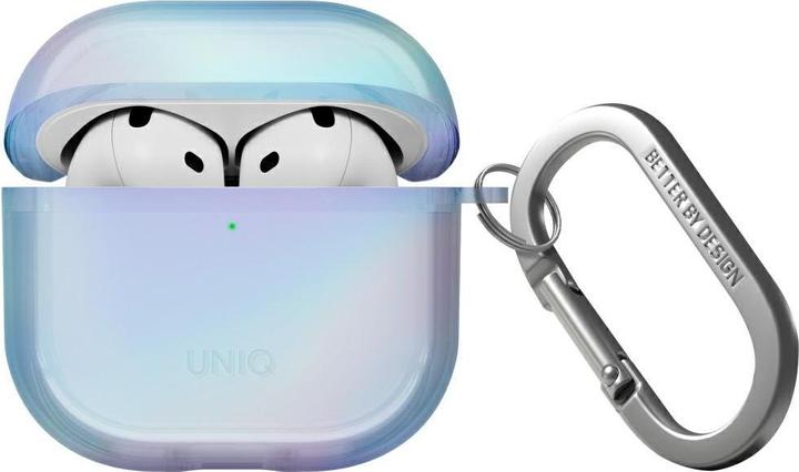 Produktbild Uniq Case Iridescia for AirPods 4 Hang Case blue (Ladecase Hülle)