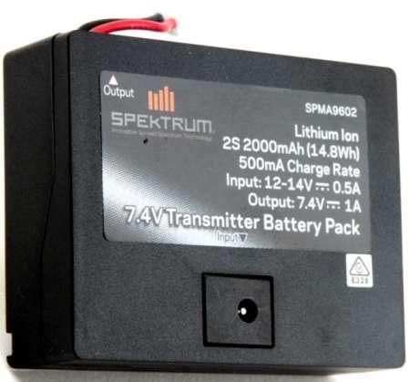 Image du produit Spektrum Pack LiPo 2000 mAh accu d'émission pour DX6 V2, DX7 et DX8 (7.40 V, 2000 mAh)