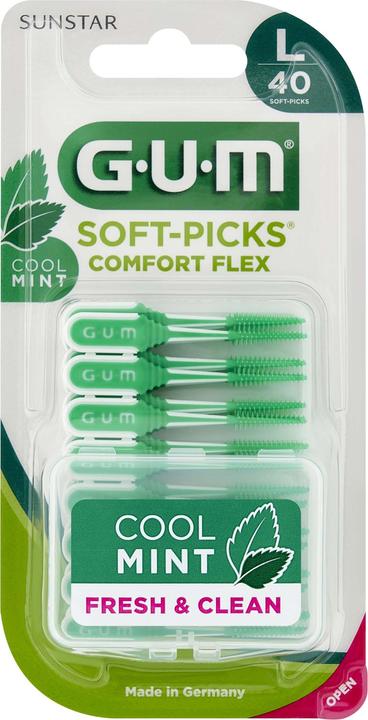 GUM Soft-Picks Comfort Flex Large Mint (40 x)