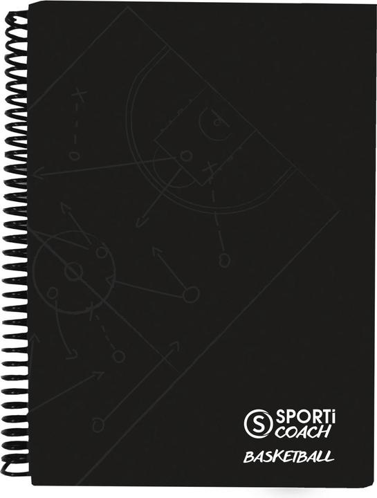 Produktbild Sporti notizbuch coach basketball mit spiralbindung a5 (A5)