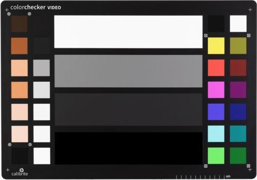 Actual product image Xrite ColorChecker Video XL