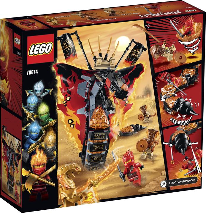 Actual product image LEGO Fire Snake (70674, LEGO Ninjago)