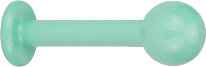 Star Piercing Labret Supernova pastellgrün mit Kugel (ohne Messing, Chirurgenstahl 316L)
