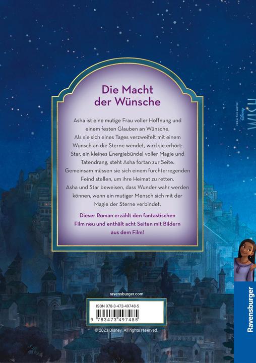 Produktbild Ravensburger Disney Wish: Der Roman zum Film (Deutsch, The Walt Disney Company, 2023)