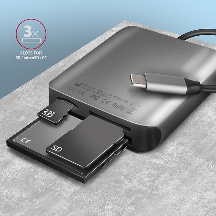 Immagine prodotto Axagon CRE-S3C (USB 3.2)