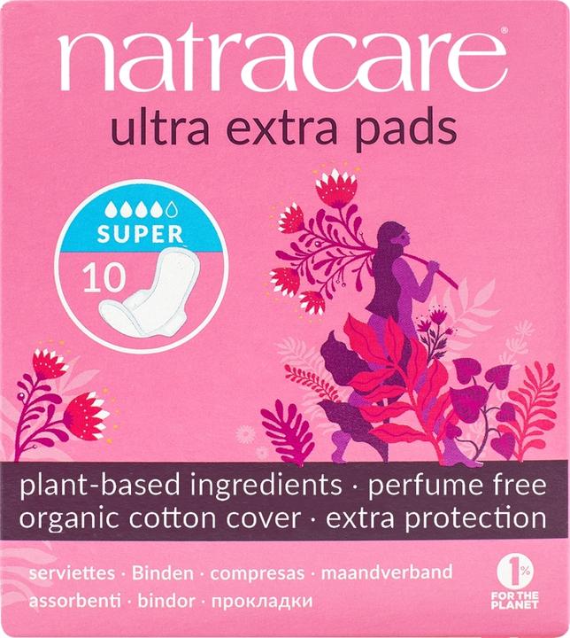 Actual product image Natracare Ultra Extra Pads Super (10 x)