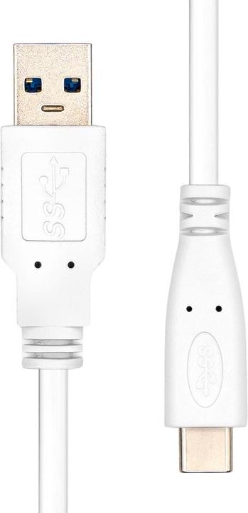 Produktbild ProXtend USB-C to USB A 3.0 cable 1M white (1 m, USB 3.0)