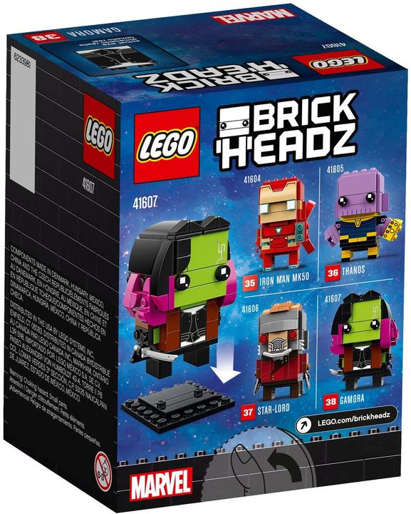 Actual product image LEGO Brickheadz Gamora (41607, LEGO Brickheadz)