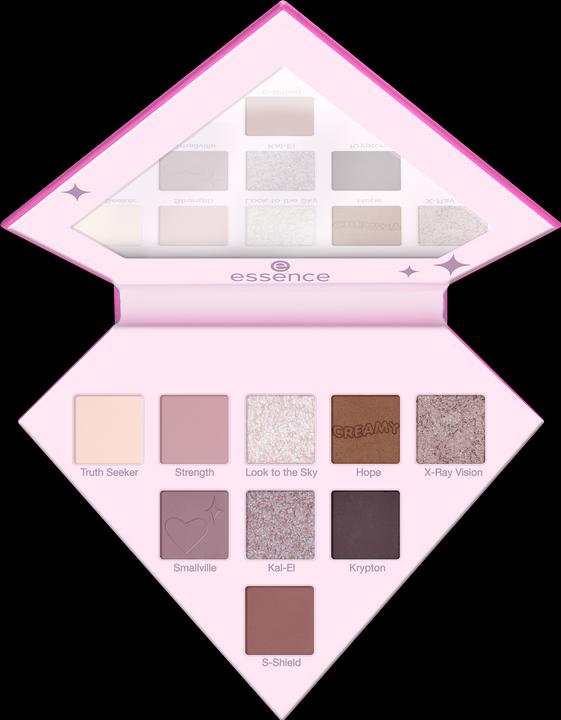 Actual product image essence Superman eyeshadow palette (#D99A66 natural)
