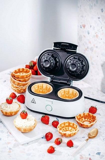 Produktbild Adler AD 3062 Waffle bowl maker, White/Black