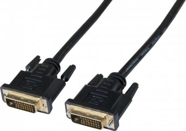 Image du produit Exertis Connect Câble de moniteur DVI, double liaison, 24+1 broches DVI-D St./St., 10,0 m Pour connecter des (10 m, DVI)