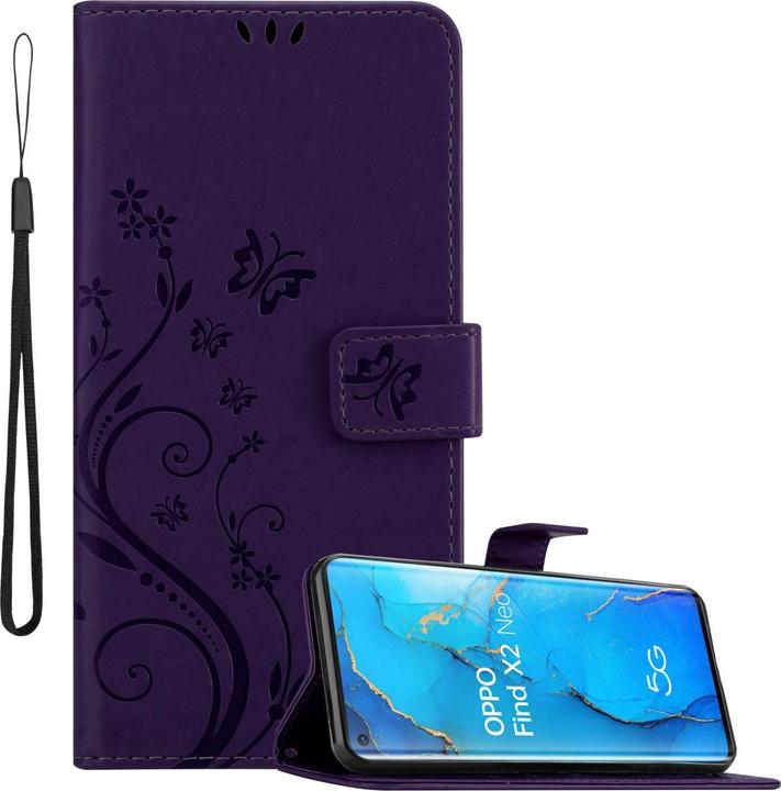 Floral dark purple