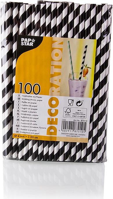 Actual product image Papstar Stripes (100 x)