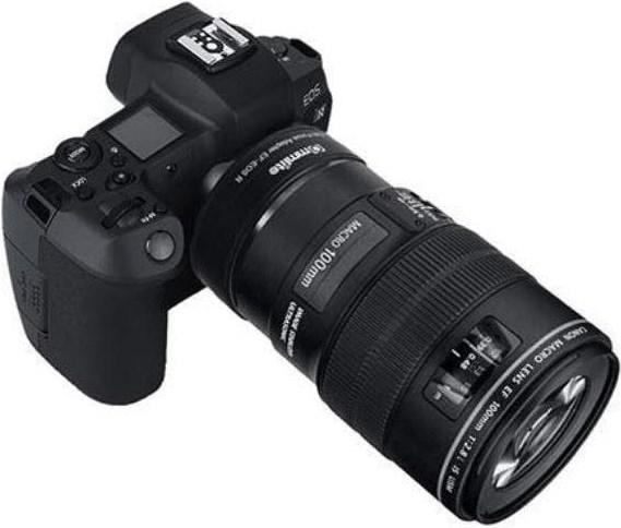 Produktbild Commlite Adapter Canon EF/EF's zu EOS R (Umkehrring, Canon R, Canon RF)