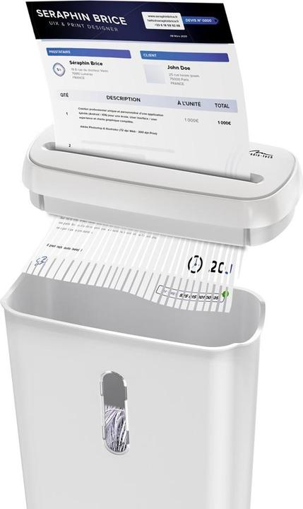 Produktbild Media-Tech SHREDDER WHITE MT223 (Streifenschnitt)