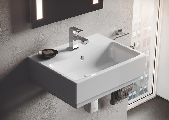 Actual product image Grohe Cube ceramic hand wash basin (350 mm, 455 mm)