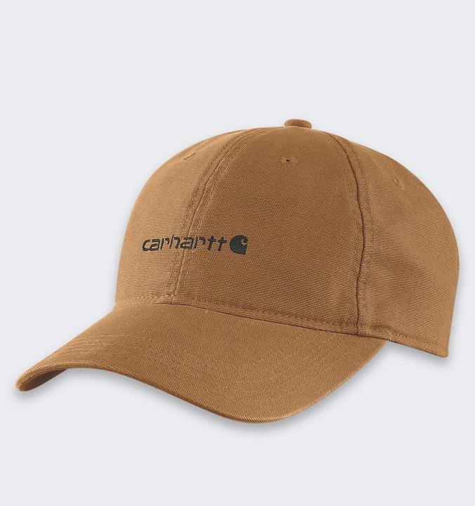 Actual product image Carhartt Braune Canvas-Cap mit aufgestickter Grafik
