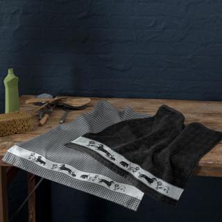 Produktbild DDDDD Küchentuch Saar 50X55 Schwarz (50 x 55 cm)