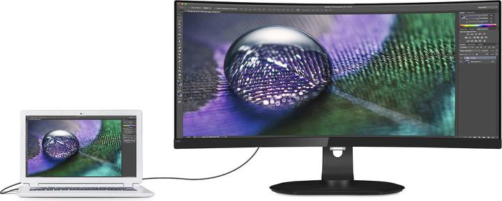 Actual product image Philips P-line 349P7FUBEB (3440 x 1440 pixels, 34")