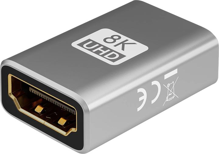 Produktbild Goobay HDMI-Adapter, Kupplung, vergoldet, 8K @ 60 Hz (HDMI)