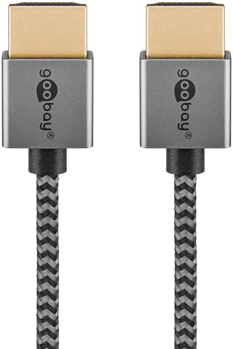 Productafbeelding Goobay Slanke HDMI-kabel met hoge snelheid en Ethernet (3 m, HDMI)