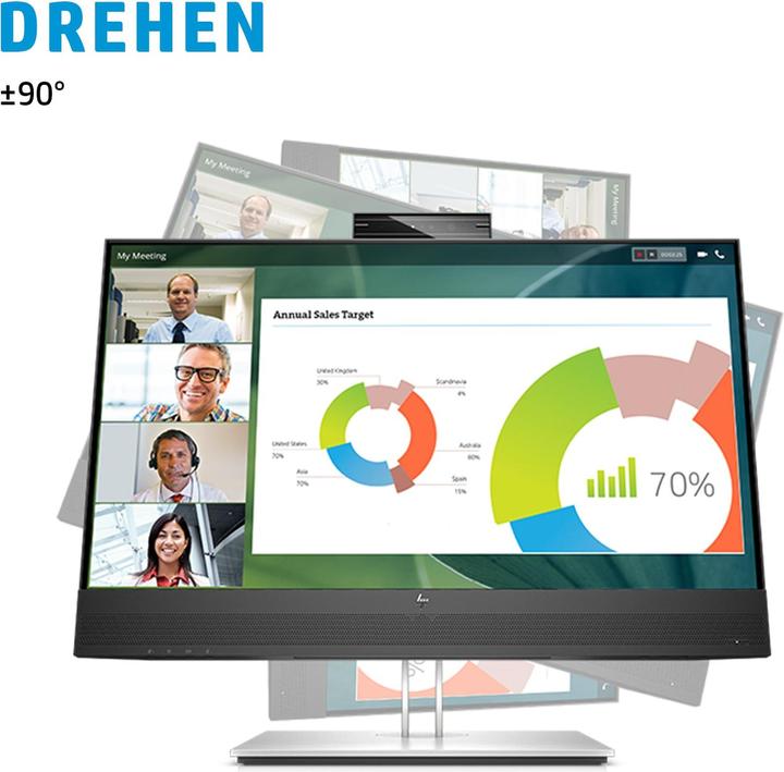 Actual product image HP E24mv G4 (1920 x 1080 pixels, 23.80")