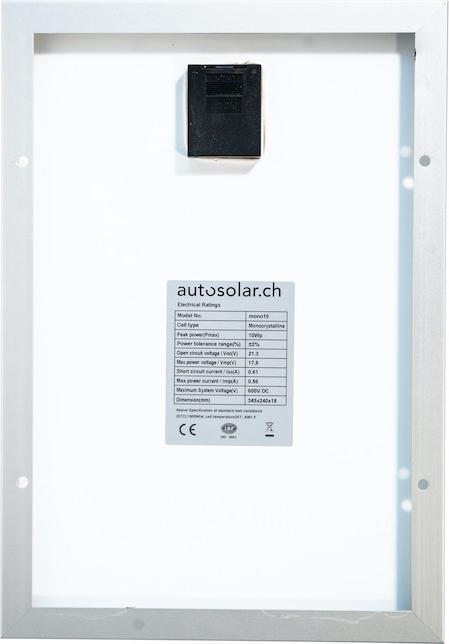 Produktbild Autosolar Solarpanel (10 W, 0.90 kg)