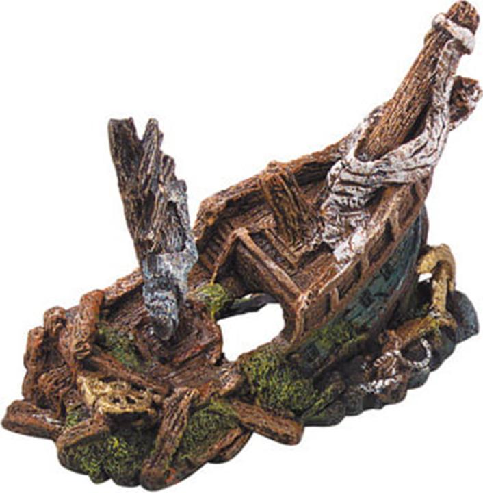Actual product image Europet Aquarium Decoration Decor Shipwreck L, 22x11x15.5cm (Embellishment, other items)