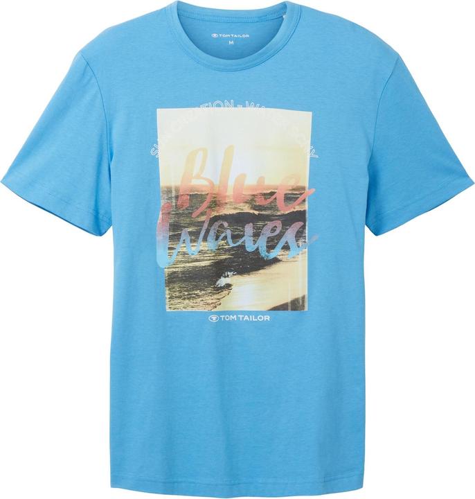 Actual product image Tom Tailor T-Shirt Kurzarmshirt mit Rundhalsausschnitt und Foto-Print (XXL)