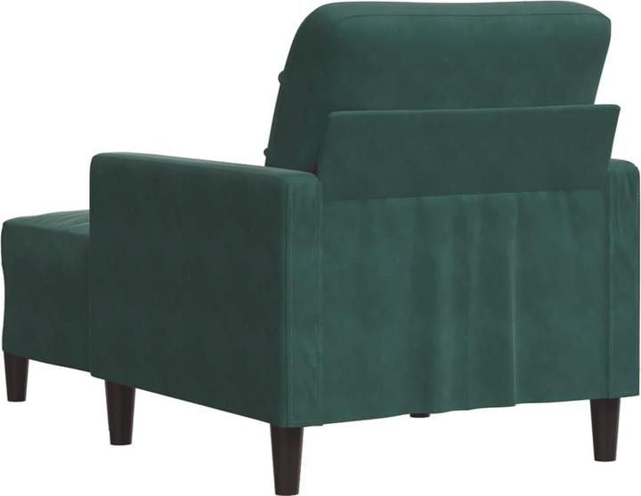 Produktbild VidaXL Sessel Sofa Loungesessel Fernsehsessel Clubsessel Hocker Dunkelgrün Samt