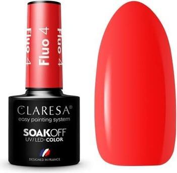 Produktbild Claresa Fluo UV Nagellack 5ml - 4er-Pack (Farblack)