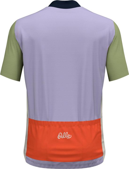 Image du produit Odlo T-shirt s/u collar s/s full zip ESSENTIAL PRINT (XL)