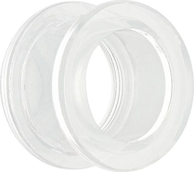 Produktbild Star Piercing Flesh Tunnel transparent (ohne Messing, Acryl)