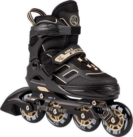 Nils Inlineskates Extreme NA14174 schwarz-sandfarben - PU70 mm/82A (S 31-34) (32)