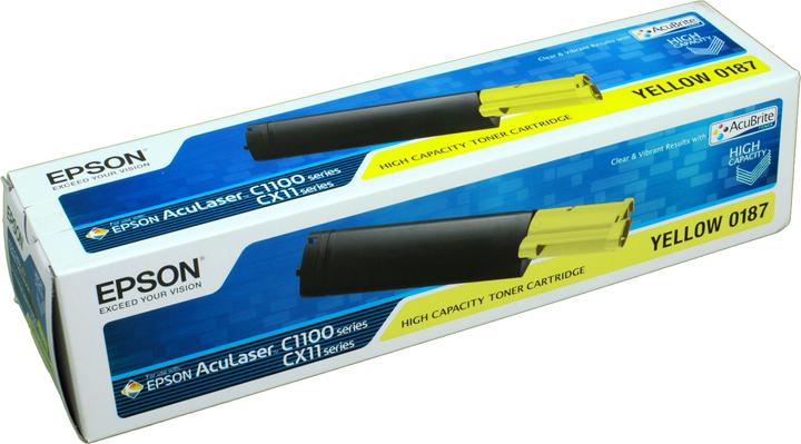 Actual product image Epson C13s050187 (Y)