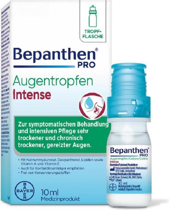 Produktbild Bepanthen PRO Augentropfen Intense 10ml (10 ml, 1 Flasche)