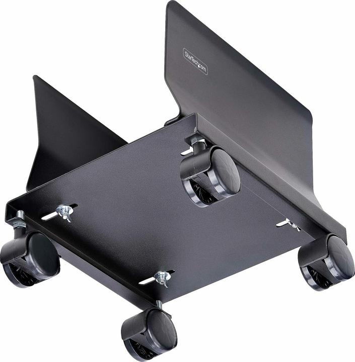 Produktbild StarTech com CPUMOBILESTND, Cart CPU-Halterung, Tower, 21 kg, Schwarz, Schraube, 4 Rad/Räder