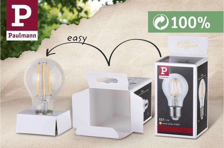 Actual product image Paulmann Lamp FANTASTIC COLORS G95 E27 5 W warm white (E27, 5 W, 470 lm, 1 x, F)