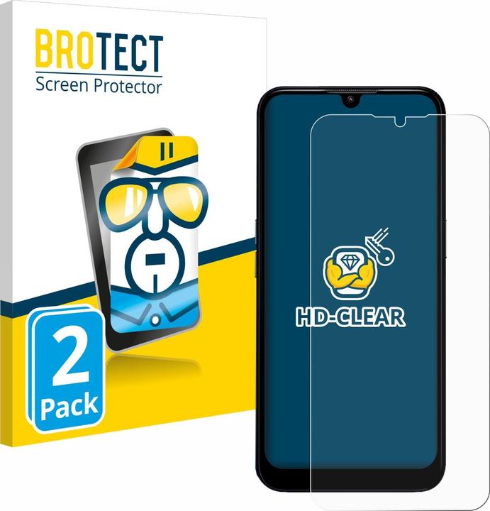 Produktbild BROTECT Schutzfolie Displayschutz Klar (2 Stück, Doro 8200)