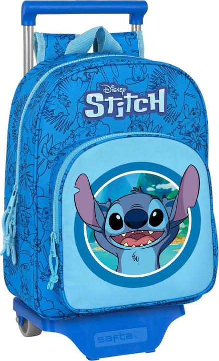 Image du produit Stitch Sac à dos scolaire à roulettes Bleu 26 x 34 x 11 cm (26 l)