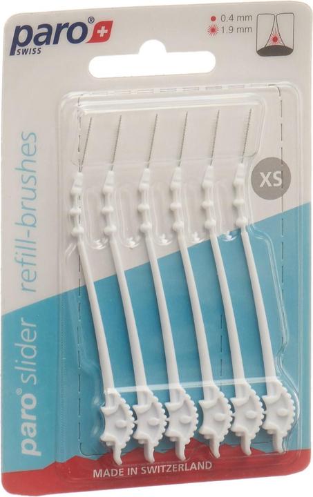 Paro slider refill-brushes XS (6 x, 1.90 mm)