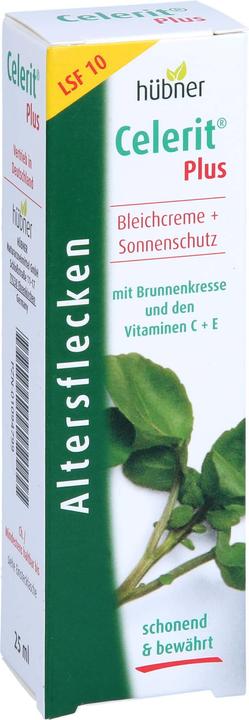 Produktbild Hübner Celerit plus LSF 10 Bleichcreme bei Altersflecken, 25 ml Creme (Körpercreme, 25 ml)