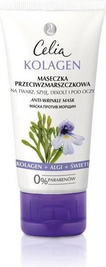 Produktbild Celia Collagen Anti-Wrinkle Mask For Face Neck DÃ©colletage And Under Eyes Algae & Skylight 60Ml (60 ml)