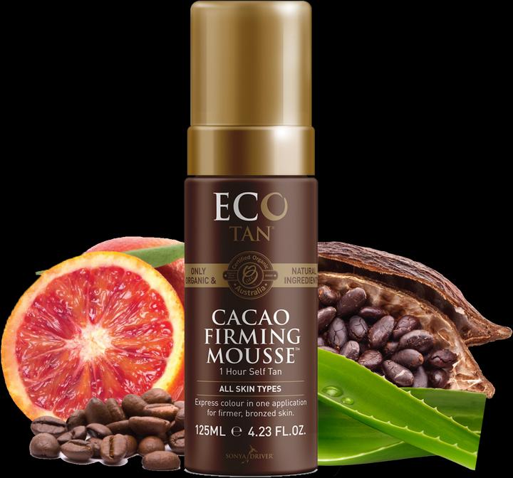 Eco by Sonya Mousse rassodante al cacao (Schiuma autoabbronzante, 125 ml)