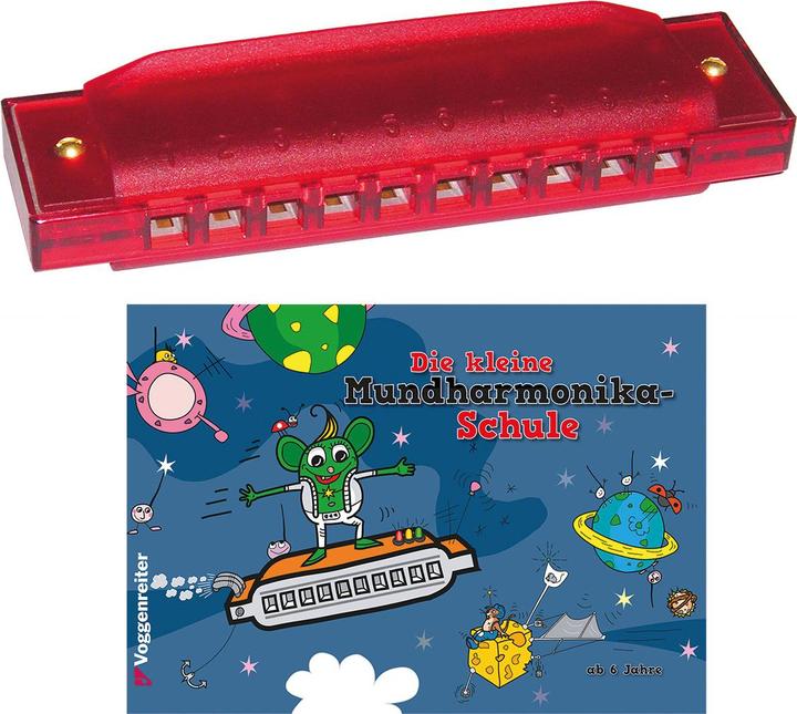 Produktbild 556 Buntes Mundharmonikaset (Mundharmonika, Diatonisch)
