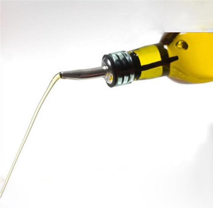 Immagine prodotto Hermex 2 pezzi Beccuccio dosatore Beccuccio dosatore Alcool Olio d'oliva Salse (Beccuccio dosatore + versatore)